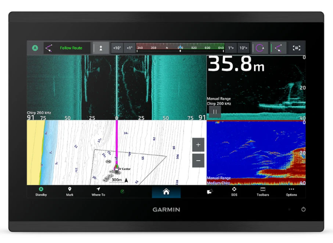 Garmin GPSMAP 9013xsv (GPS + szonár)
