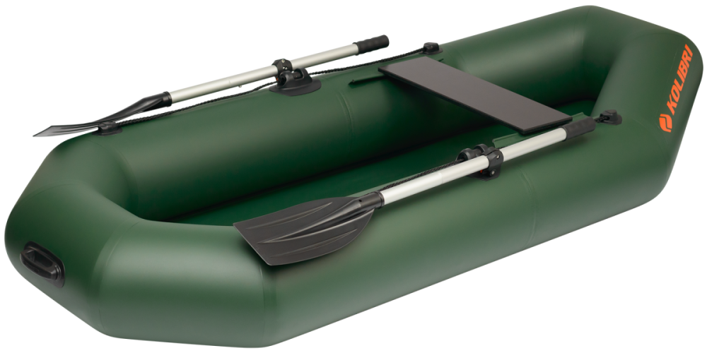 KOLIBRI K230 Lite felfújható csónak rácsos padlóval - zöld