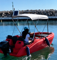 Alumínium bimini napfénytető SeaStorm 14 és SeaStorm 13S csónakhoz