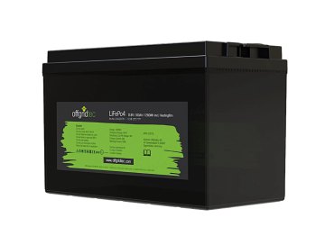 Offgridtec LiFePO4 akkumulátor 12,8 V 100 Ah – 1280 Wh, integrált BMS és fűtőbetét
