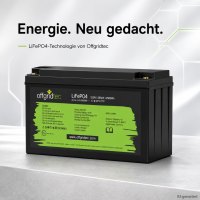Offgridtec LiFePO4 akkumulátor 12,8 V 200 Ah – 2560 Wh, integrált BMS