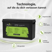 Offgridtec LiFePO4 akkumulátor 12,8 V 314 Ah – 4019 Wh, integrált BMS