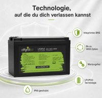 Offgridtec LiFePO4 akkumulátor 12,8 V 100 Ah – 1280 Wh, integrált BMS