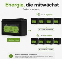 Offgridtec LiFePO4 akkumulátor 12,8 V 100 Ah – 1280 Wh, integrált BMS