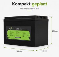 Offgridtec LiFePO4 akkumulátor 12,8 V 100 Ah – 1280 Wh, integrált BMS és fűtőbetét