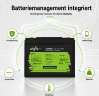 Offgridtec LiFePO4 akkumulátor 12,8 V 18 Ah – 230 Wh, integrált BMS