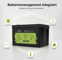 Offgridtec LiFePO4 akkumulátor 12,8 V 304 Ah – 3891 Wh, integrált BMS