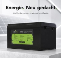 Offgridtec LiFePO4 akkumulátor 12,8 V 304 Ah – 3891 Wh, integrált BMS és fűtőbetét
