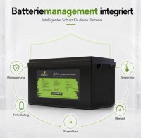 Offgridtec LiFePO4 akkumulátor 12,8 V 304 Ah – 3891 Wh, integrált BMS és fűtőbetét