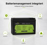 Offgridtec LiFePO4 akkumulátor 25,6 V 50 Ah – 1280 Wh, integrált BMS