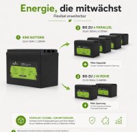 Offgridtec LiFePO4 akkumulátor 25,6 V 50 Ah – 1280 Wh, integrált BMS