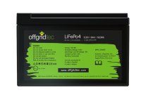 Offgridtec LiFePO4 akkumulátor 12,8 V 8 Ah – 102 Wh, integrált BMS