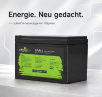 Offgridtec LiFePO4 akkumulátor 12,8 V 8 Ah – 102 Wh, integrált BMS