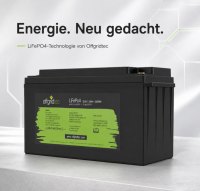 Offgridtec LiFePO4 akkumulátor 25,6 V 100 Ah – 2560 Wh, integrált BMS