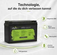 Offgridtec LiFePO4 akkumulátor 25,6 V 100 Ah – 2560 Wh, integrált BMS