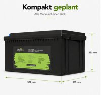 Offgridtec LiFePO4 akkumulátor 25,6 V 314 Ah – 8038 Wh, integrált BMS