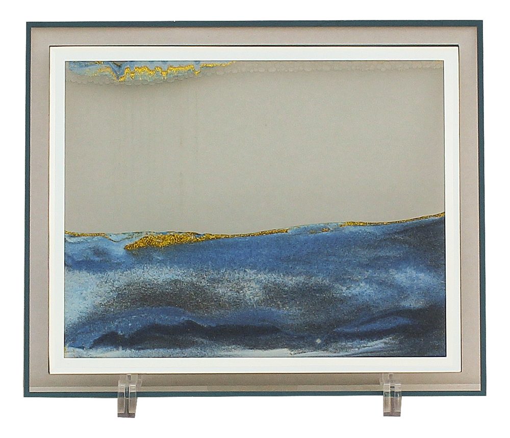 Homokkép üvegből, vízzel töltve – 30 × 24,5 cm