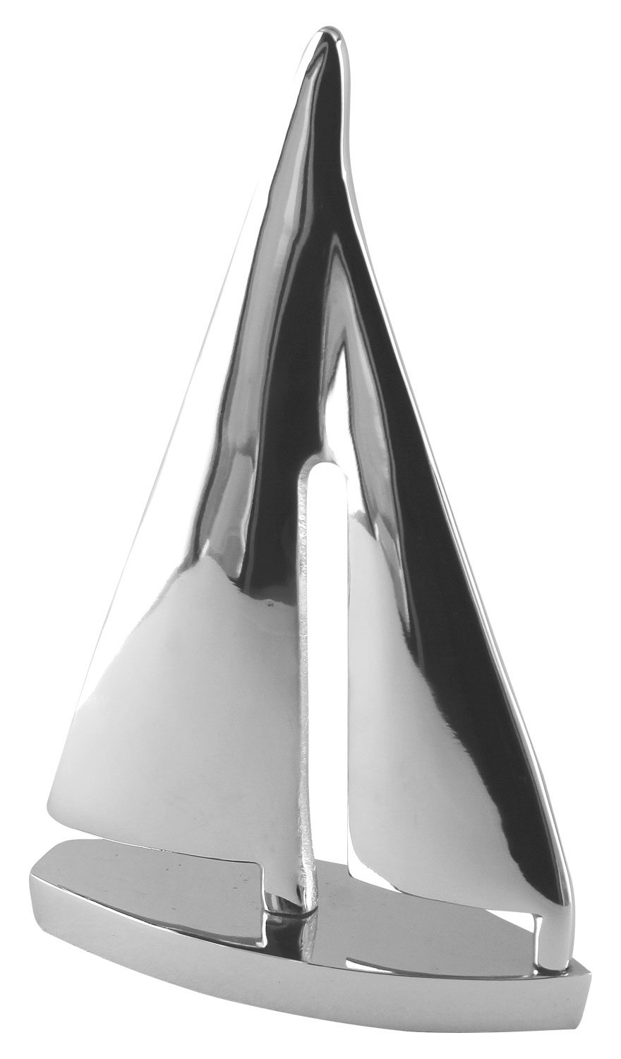 Vitorlás jacht nikkelezett alumíniumból – 31 cm