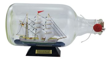 Hajó palackban – Gorch Fock, 27,5 cm