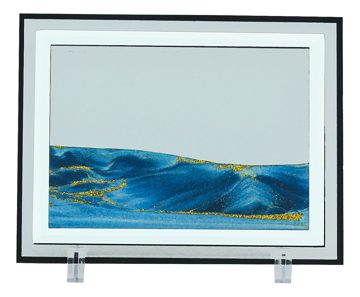 Homokkép üvegből, vízzel töltve – 22 × 17 cm