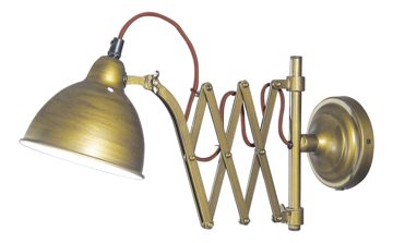 Vas fali lámpa, 230 V, E14 – 39/73 cm