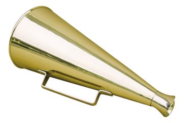 Sárgaréz megafon – 34 cm