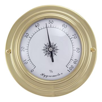 Sárgaréz higrométer – Ø 9,8 cm