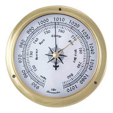 Sárgaréz barométer – Ø 11,5 cm
