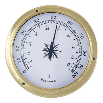 Sárgaréz higrométer – Ø 11,5 cm