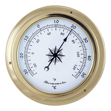 Sárgaréz hőmérő – Ø 14,5 cm