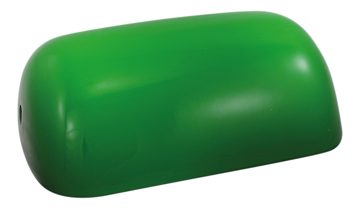 Pótüveg 1291G és 1295G bankárlámpához, zöld – 22,5 × 7 × 13 cm