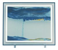 Homokkép üvegből, vízzel töltve – 30 × 24,5 cm