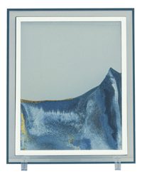 Homokkép üvegből, vízzel töltve – 30 × 24,5 cm