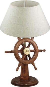 Kormányállás lámpa fából, 230 V – 45 cm, búra nélkül