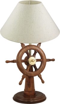 Kormányállás lámpa fából, 230 V – 45 cm, búra nélkül