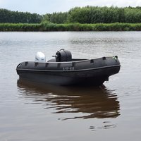 WHALY 400 polietilén műanyag csónak - 3,95 m, 210 kg