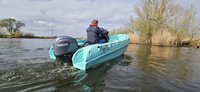 WHALY 455R polietilén műanyag csónak - 4,50 m, 317 kg