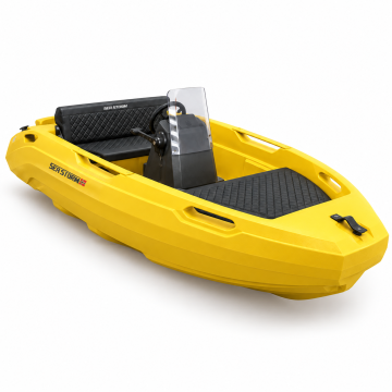 SEASTORM 13s HDPE Extra tartós műanyag csónak sárga – 400 cm
