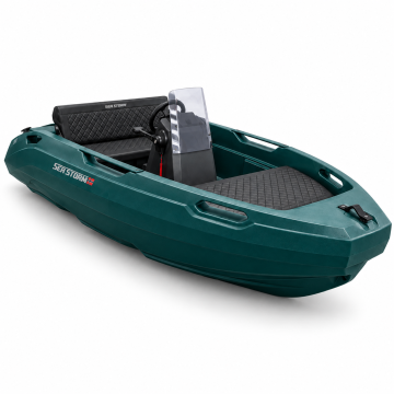 SEASTORM 13s HDPE Extra tartós műanyag csónak sötétzöld – 400 cm