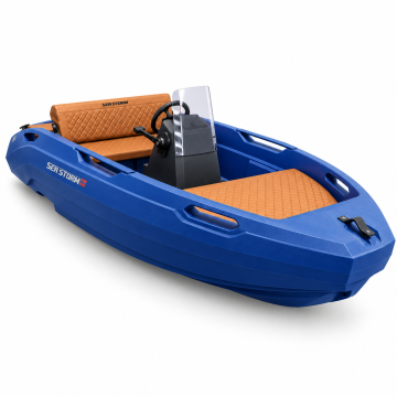 SEASTORM 13s HDPE Extra tartós műanyag csónak kék – 400 cm