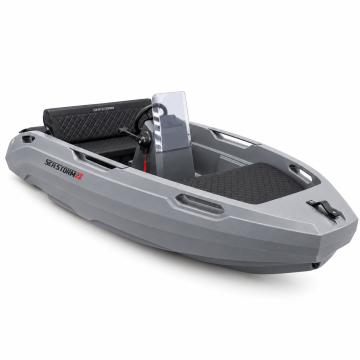 SEASTORM 13s HDPE Extra tartós műanyag csónak szürke – 400 cm