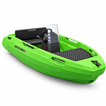 SEASTORM 13s HDPE Extra tartós műanyag csónak zöld – 400 cm