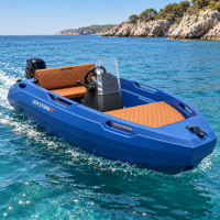 SEASTORM 13s HDPE Extra tartós műanyag csónak kék – 400 cm