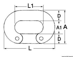 Rozsdamentes acél láncszem, különböző méretekben - Image 2