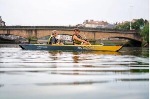 Aqua Marina Tomahawk AIR-K 440 x 78cm nagynyomású gyorskajak - Image 12