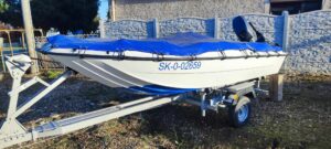 ANGELO MOLINARI 410 motorcsónak YAMAHA F25 motorral + utánfutó - Image 4