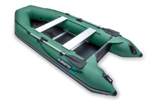 Gladiator AK340 felfújható csónak összecsukható fapadlóval - zöld - Image 1
