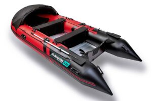 Gladiator Active C420 AL felfújható csónak alumínium padlóval - piros-fekete - Image 1