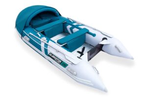 Gladiator Active C370 AL felfújható csónak alumínium padlóval - fehér-zöld - Image 1