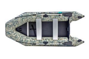 Gladiator AK340 felfújható csónak összecsukható fa padlóval - álcázás - Image 3